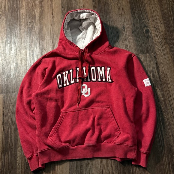 Oklahoma Sooners Colosseum NCAA Red Hoodie Pullover Sweatshirt Women's Medium - Picture 1 of 6